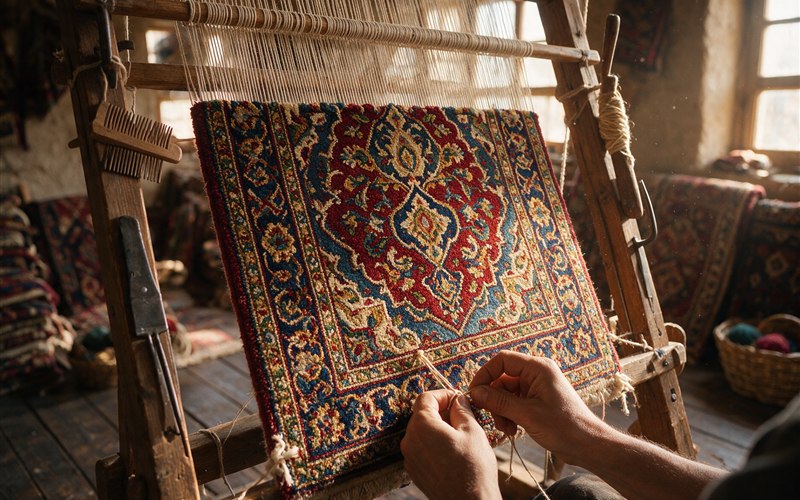 Hand-knotted rugs