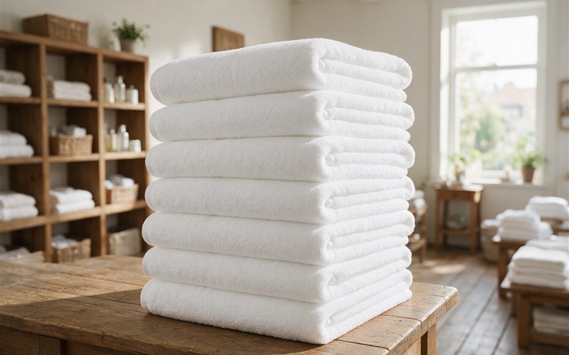 Hotel and spa towels